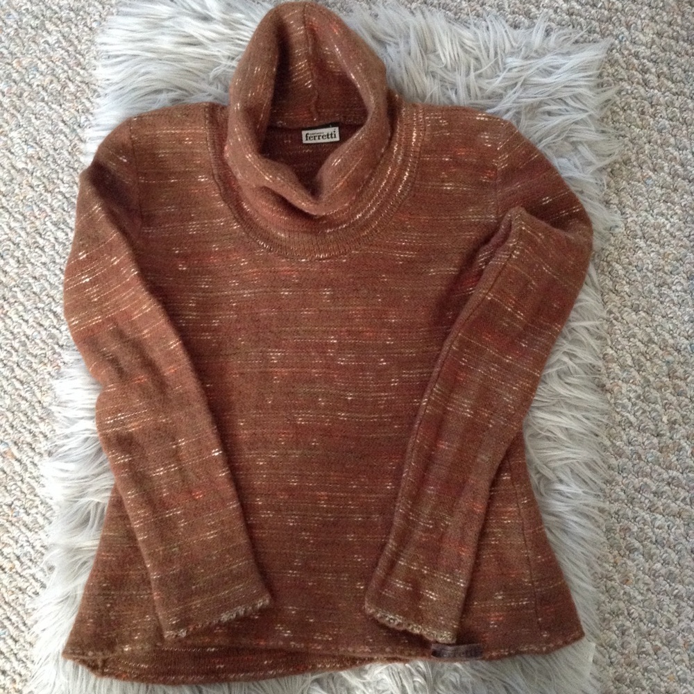 Santiago Ferretti Mock Turtleneck Sweater Size L